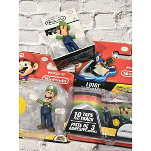 Lot Of Luigi Nintendo Toys, Action Figures, NIOP, All 3 Included
